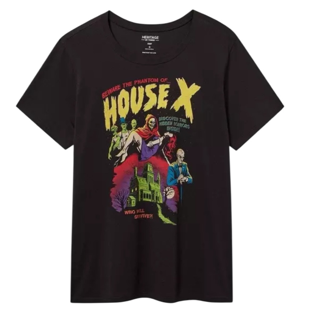 Torrid Poster Classic Fit Heritage Jersey Crew Tee Size 1